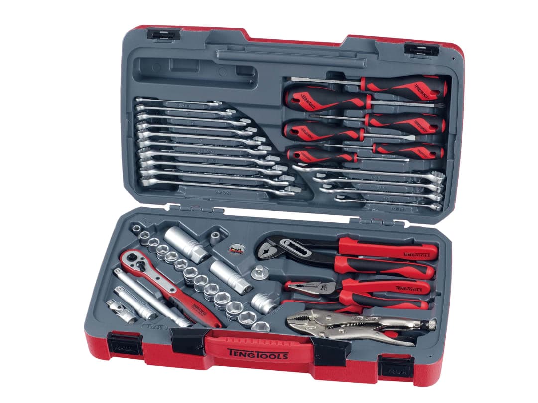 Teng T3848 Socket & Tool Set of 48 Metric & AF 3/8in Drive T3848