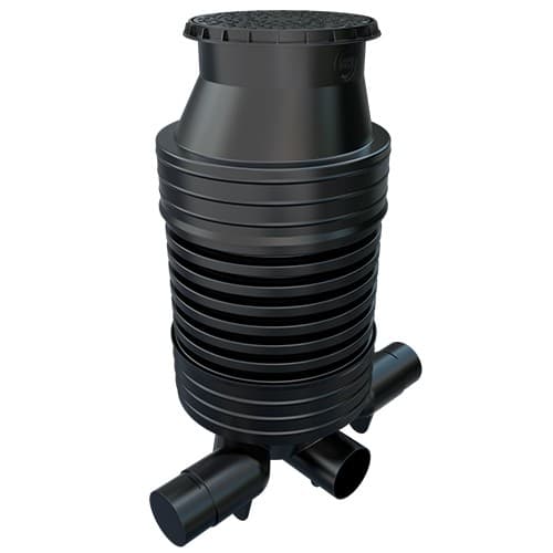Inspection Chamber Set - 600mm Diameter x 1510mm Depth with 200mm Channel & 200mm Inlets