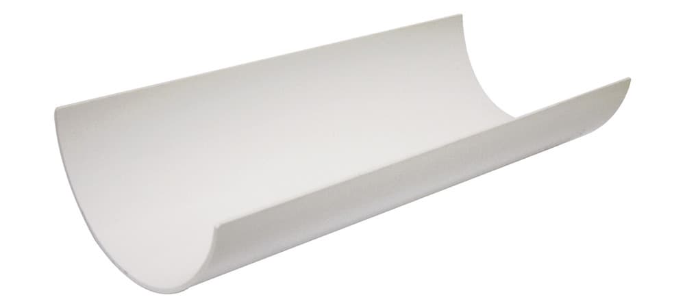 FloPlast Half Round Gutter - 112mm x 4mtr White