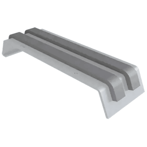 Aluminium Coping Union for 200-250mm Wall - 310mm Painted