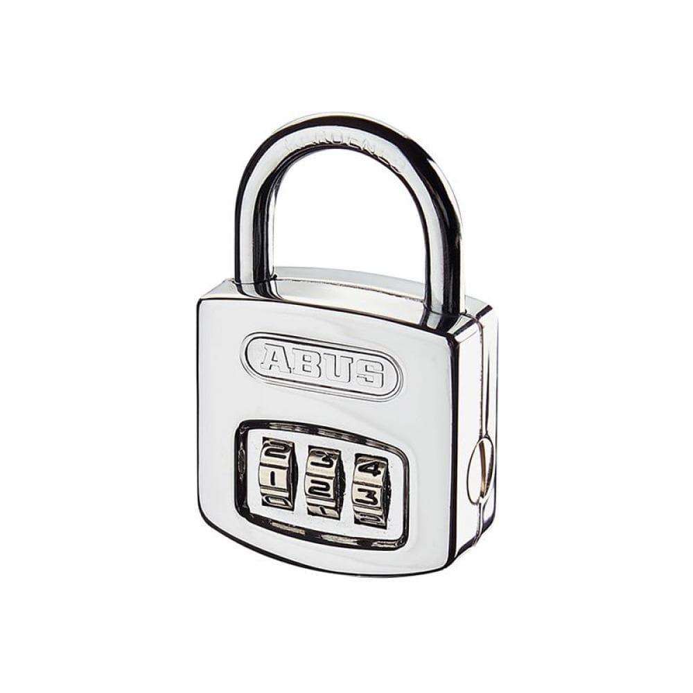 Abus Mechanical 32933 160/40 40Mm Steel Case Die-Cast Body Combination Padlock (3-Digit) Carded