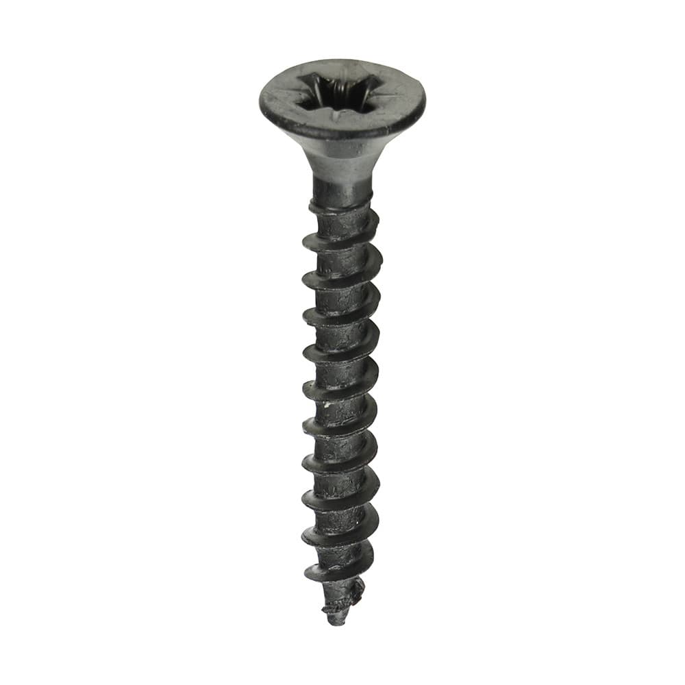 Timco 40030CHBP Chipboard Screws - Pz - Double Countersunk - Black Organic 4.0 X 30 TIMpac 25