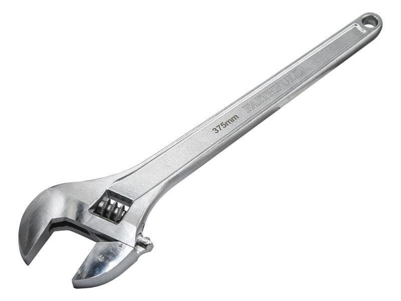Faithfull Chrome Adjustable Spanner 375Mm (15In)