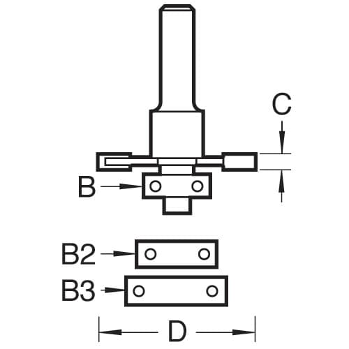 Trend Biscuit Jointer Set Set 1 C152X1/4TC