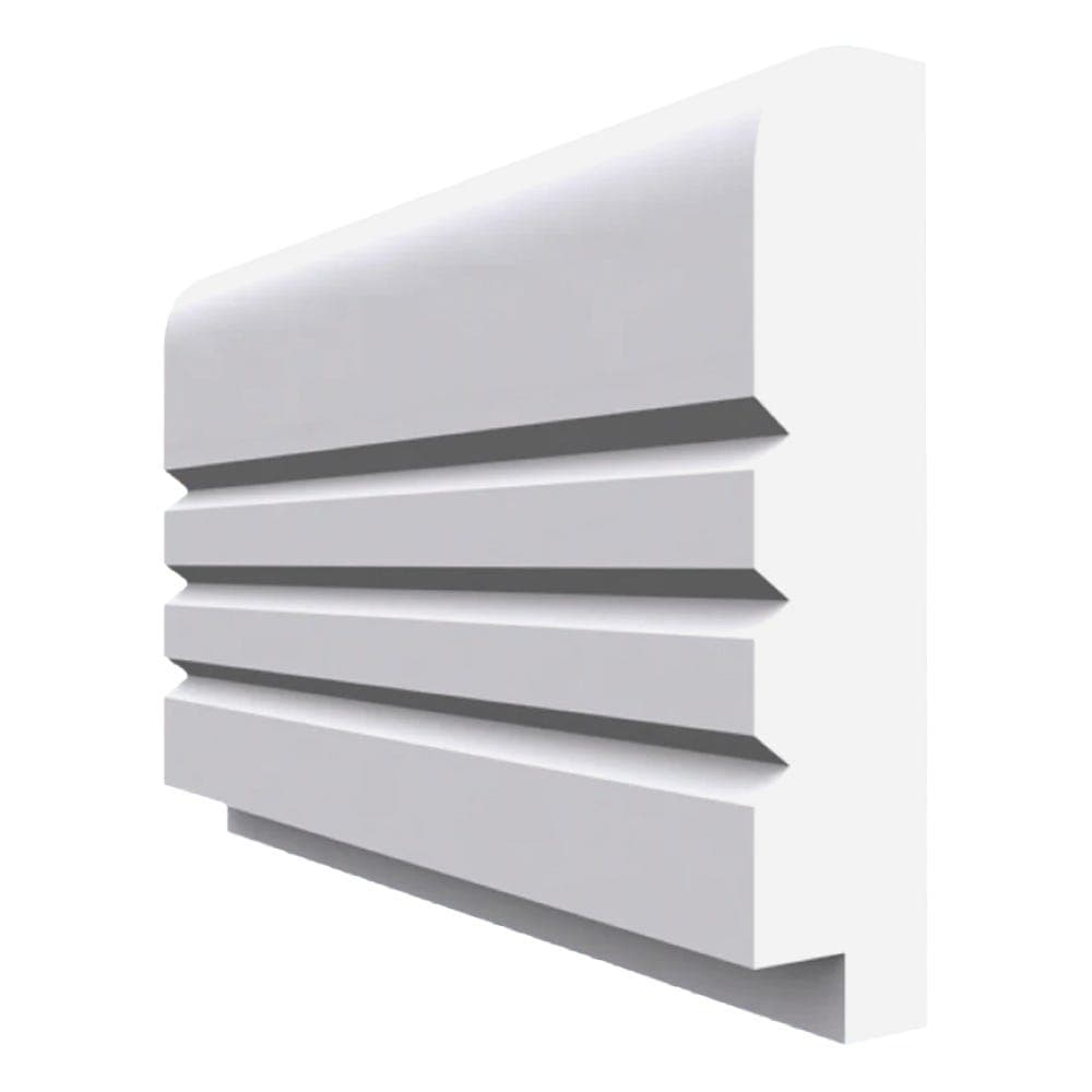 Single Step V Grooved 3 MDF Dado Rail Unprimed 4200mm x 70mm x 18mm