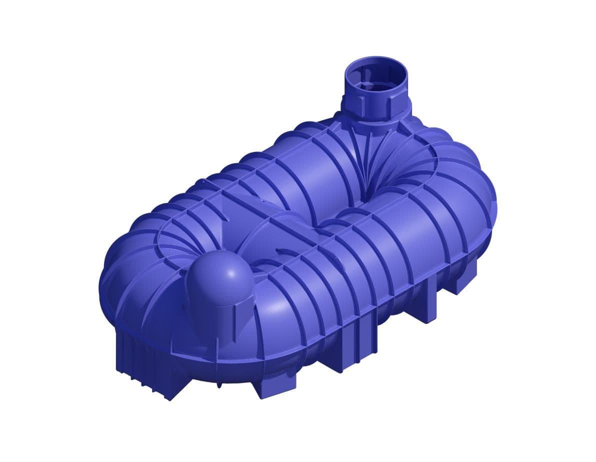 10,000L Underground Tank (Bare Tank Only) Purple Original Organics