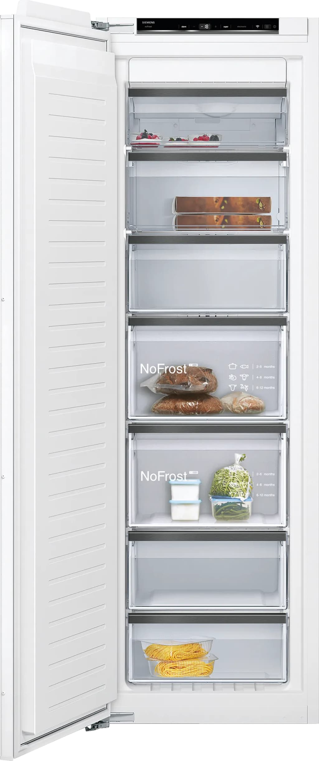 Siemens iQ700 GI81NHCE0 Built-in noFrost Freezer 177cm High, Integrated