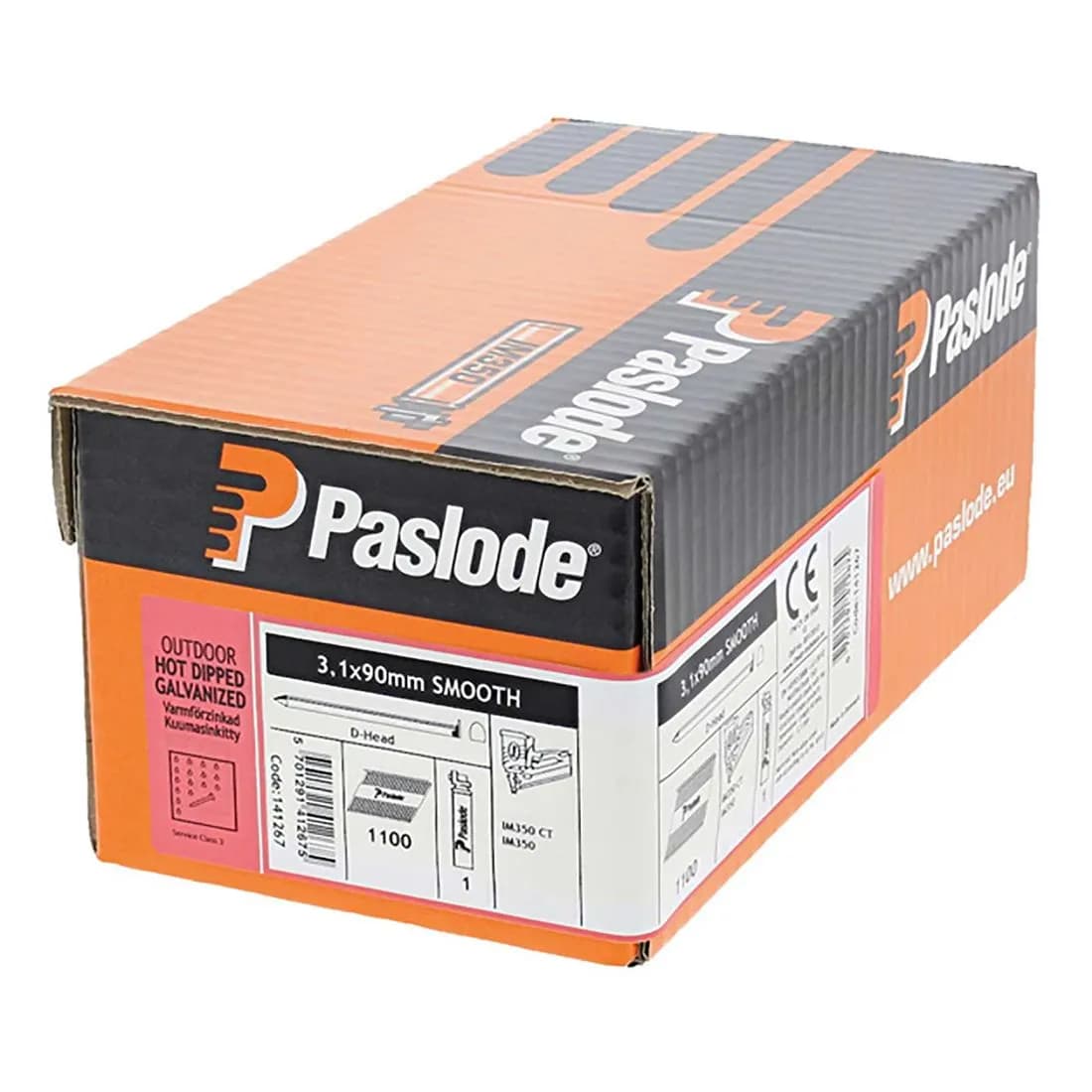 Paslode 90 X 3.1 Straight Hd Galv Handy Pk For Im350 Pk1100