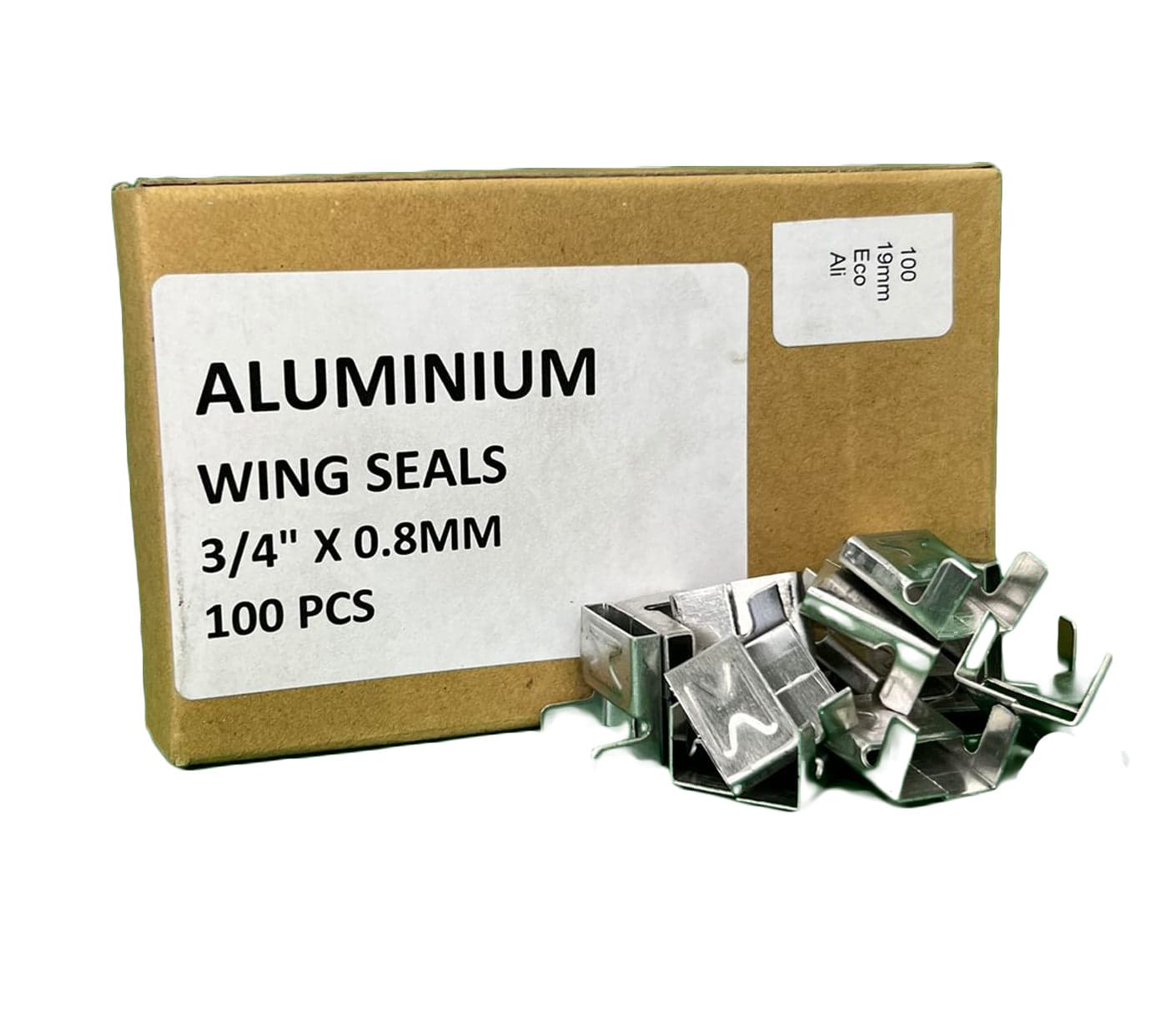 Aluminium Banding Clips (19mm)