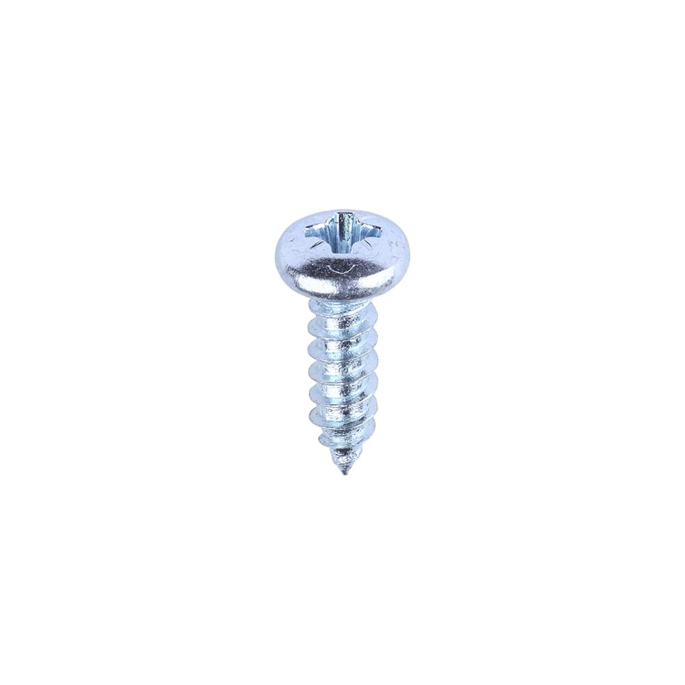 Timco Metal Tapping Screws - Pz - Pan - Self-Tapping - Zinc Box 200 00438CPAZS