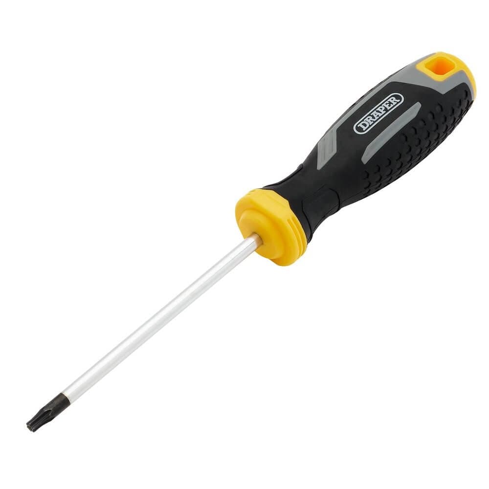 Draper Tx-Star® Tamperproof Soft Grip Screwdriver T20H X 100Mm Pk 1 13410