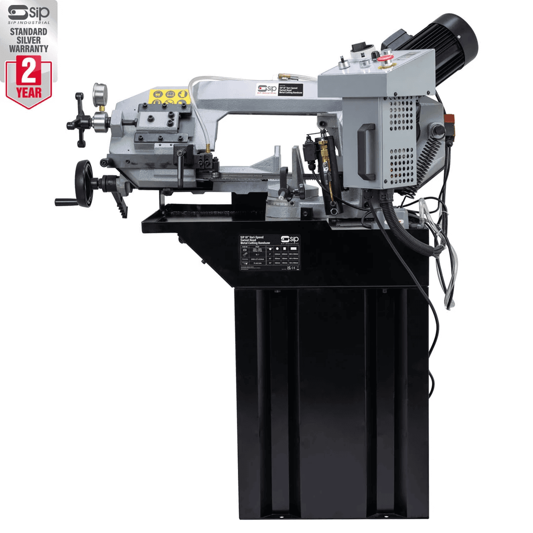 Sip 01526 10in Vari-Speed Swivel Head Metal Bandsaw