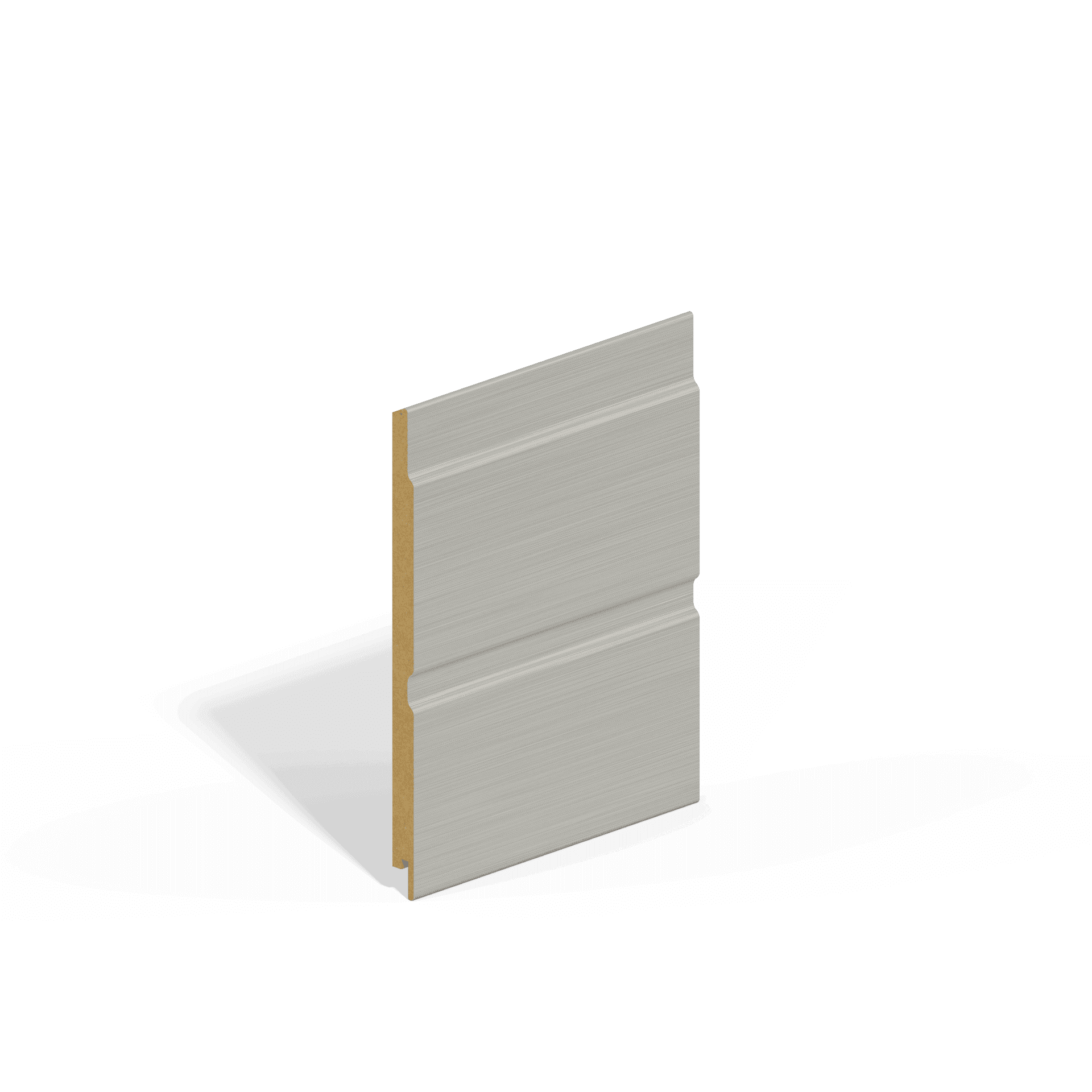 Double Shiplap MDF Cladding - 194mm x 4.88mtr Grey Light Grey
