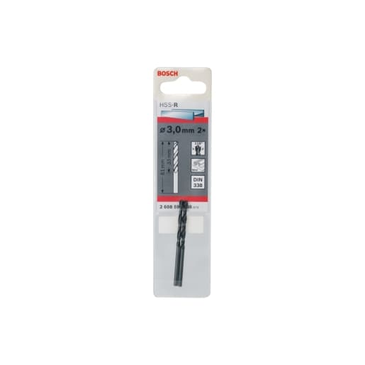 Bosch HSS-pointteq Drill 3.0 x 33 x 61mm 2608577158
