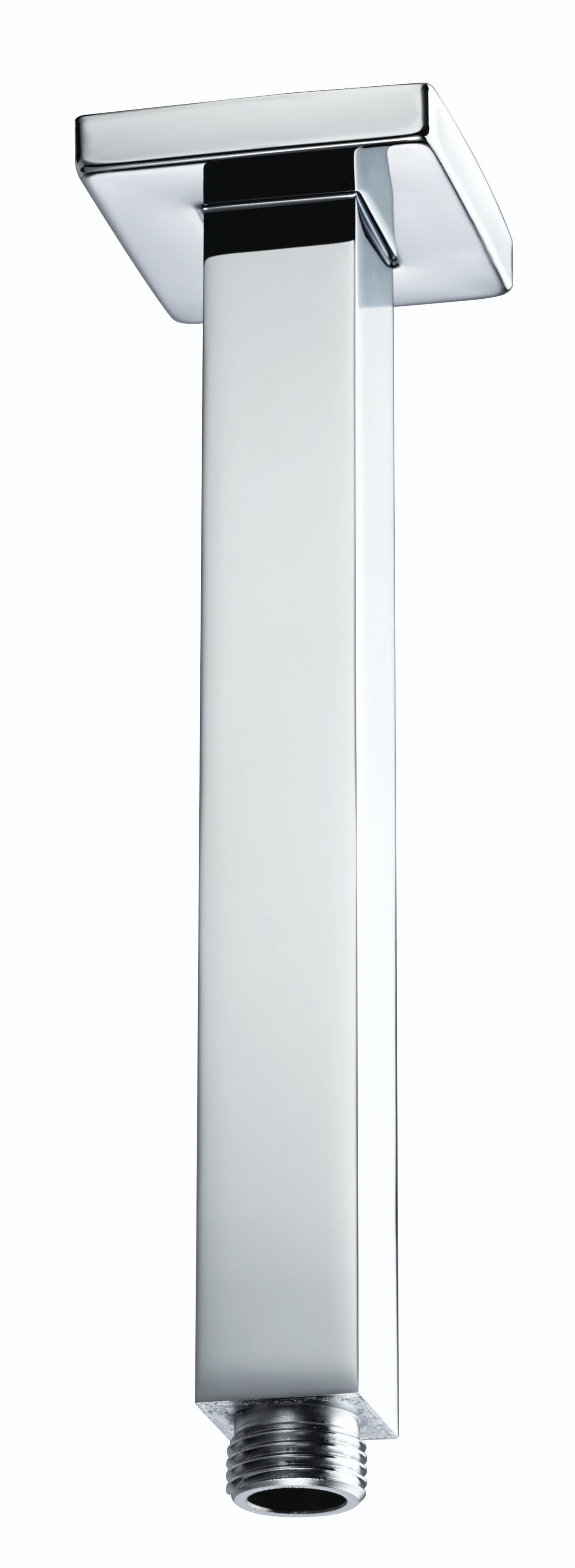 Bristan ARM CFSQ02 C Ceiling Fed Shower Arm Square 200mm Chrome