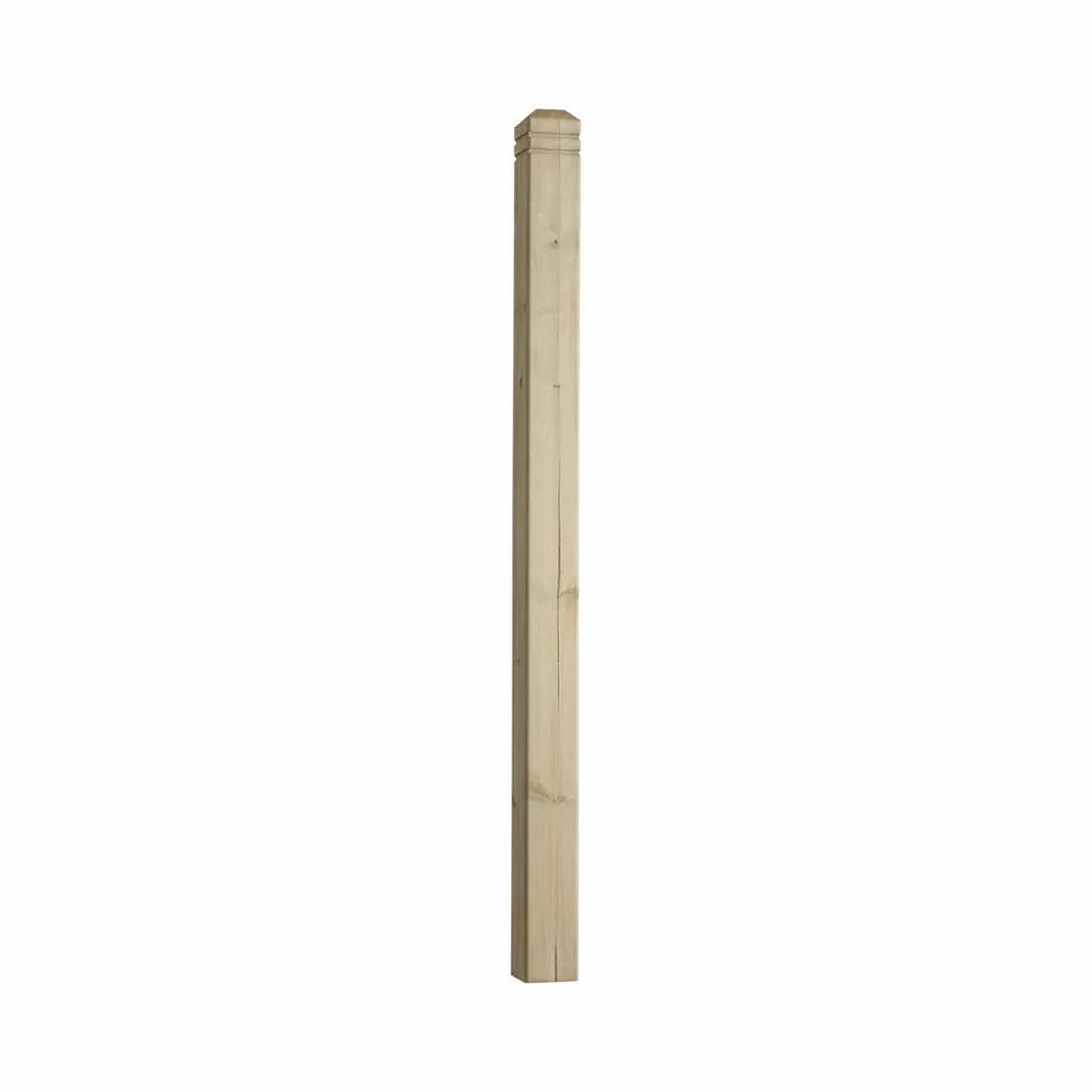 Decking Post Chamfered + Beaded 82 X 82 X 1500Mm Pefc