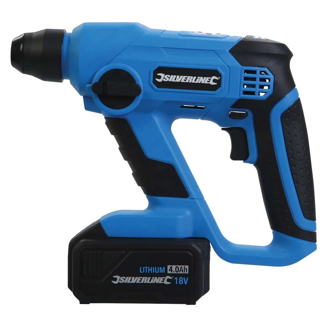 Silverline 18V Sds Plus Hammer Drill 1X4Ah Li-Ion Batt