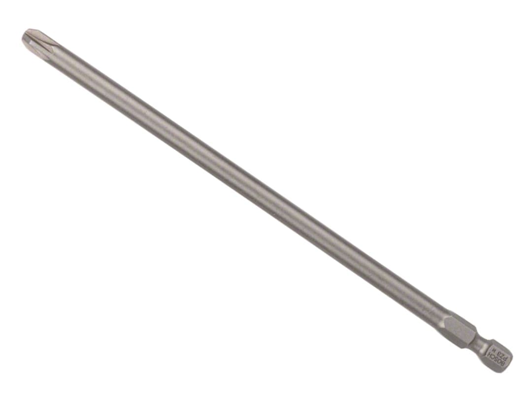 Bosch Powertool Accessories Extra Hard Screwdriver Bit PZ3 x 152mm 2607001590