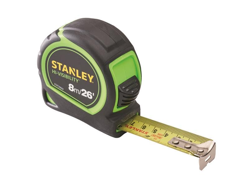 Stanley® STHT30604-1 Hi-Vis Tylon Tape Measure 8M (26Ft)