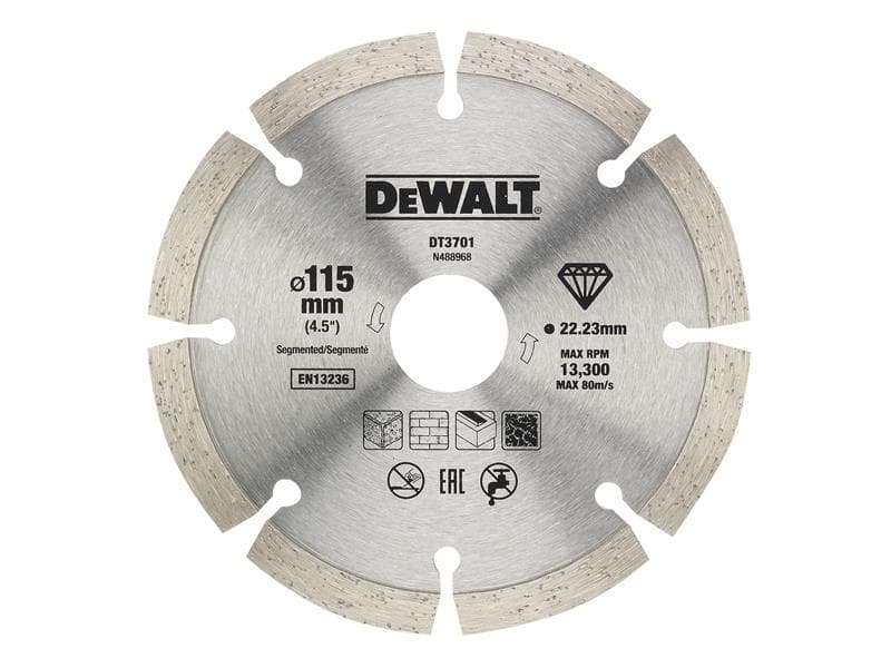 Dewalt DT20455-QZ Dry Diamond Blade 115Mm (2 Pack)