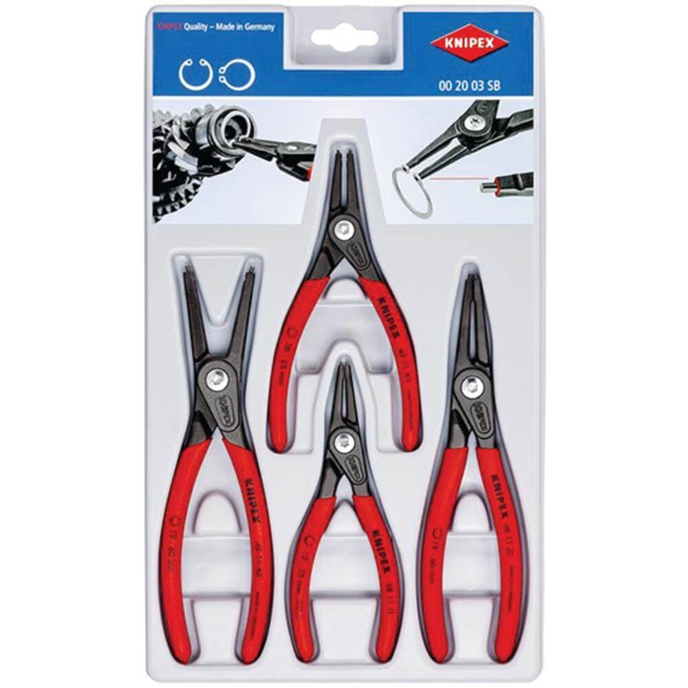 Knipex 00 20 03 Sb Precision Circlip Pliers Set each 1 89703