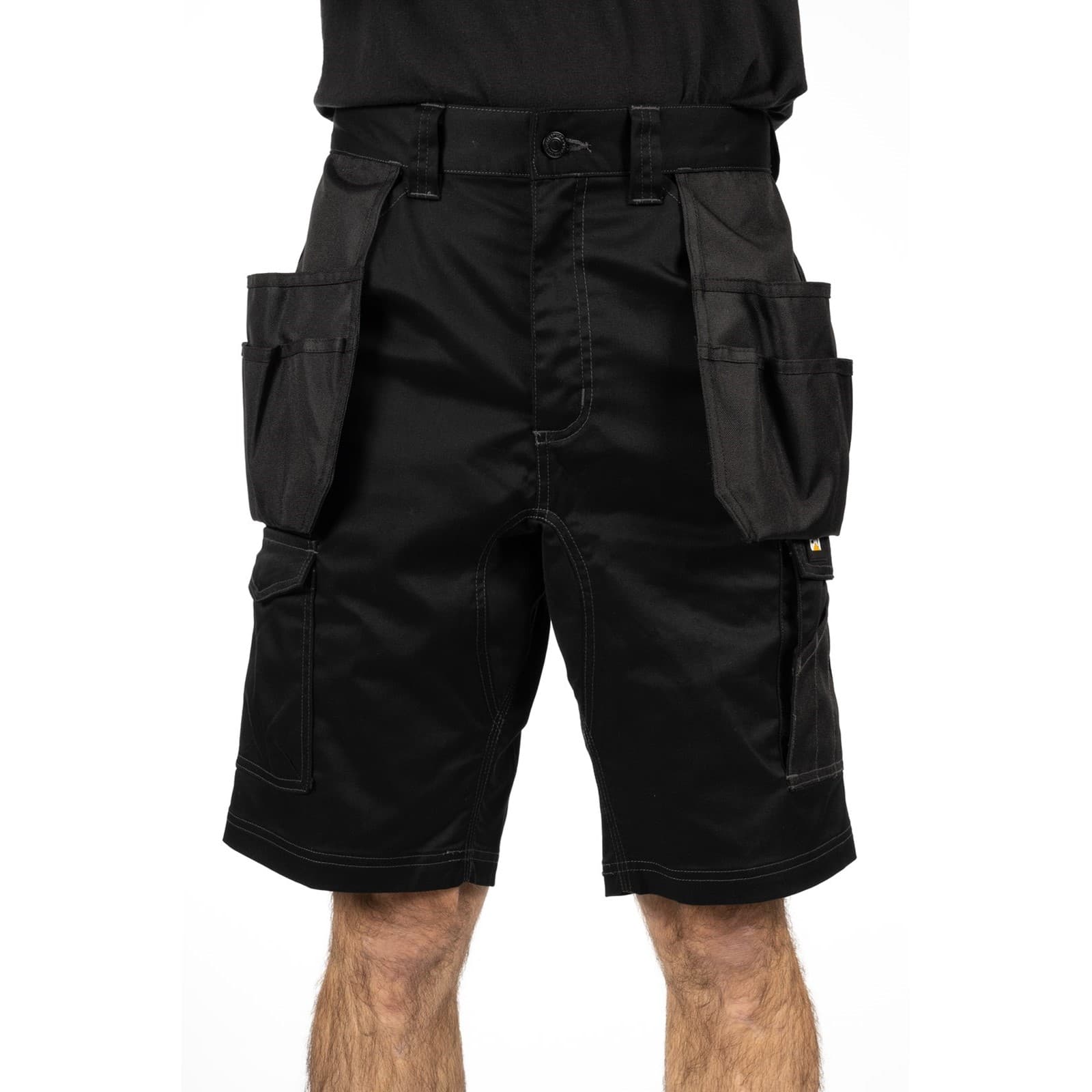 Caterpillar Essential Stretch Holster Short Size 38 Black 39492-73664-07"