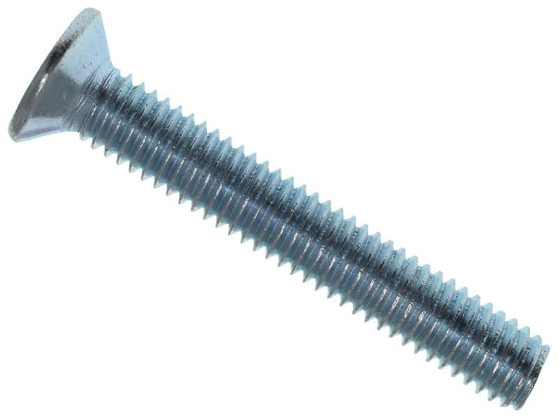 Metalmate® MEMMSCSK0640 Machine Screw Pozi Compatible Csk Zp M6 X 40Mm Box 25