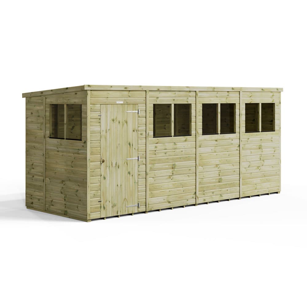 Powersheds 16x6 Premium Powersheds Pent