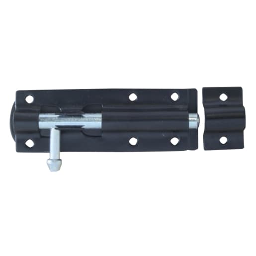 4Trade Tower Bolt Straight Black 100mm