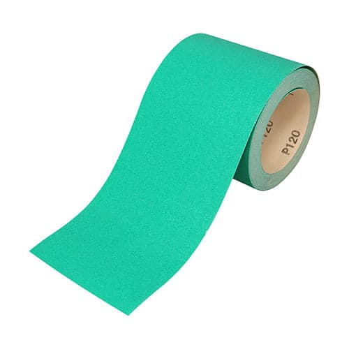 TIMCO Medium (P80 - P100 Grit) Sandpaper - 115mm x 10m - 225g Paper - Green