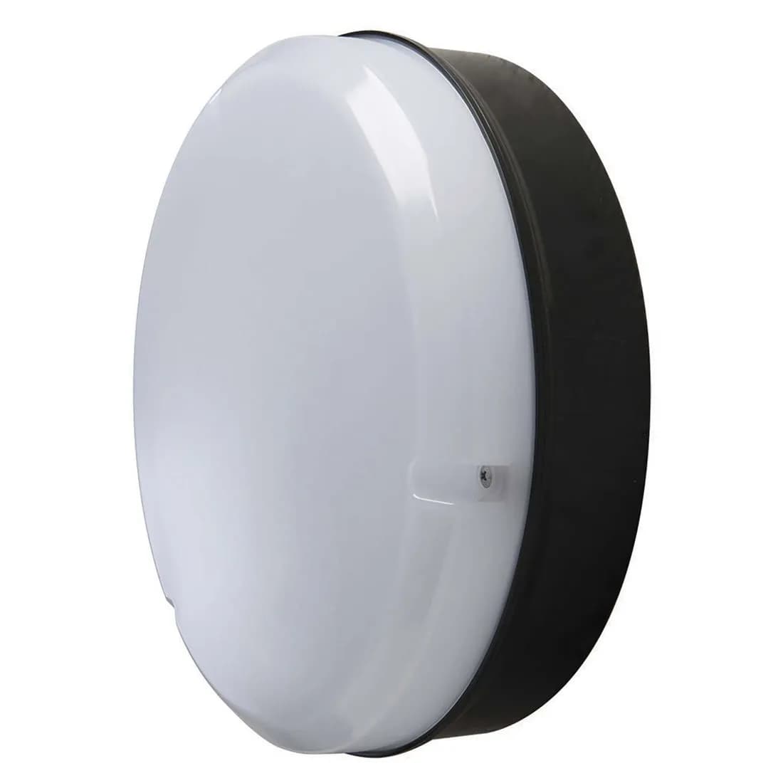 Luceco Led Mosi Round Bulkhead 290Mm Black/Opal