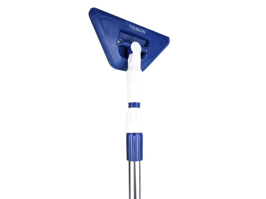 Faithfull Heavy-Duty Water Flow Brush & Telescopic Pole Set FAIWFBSTIFFS