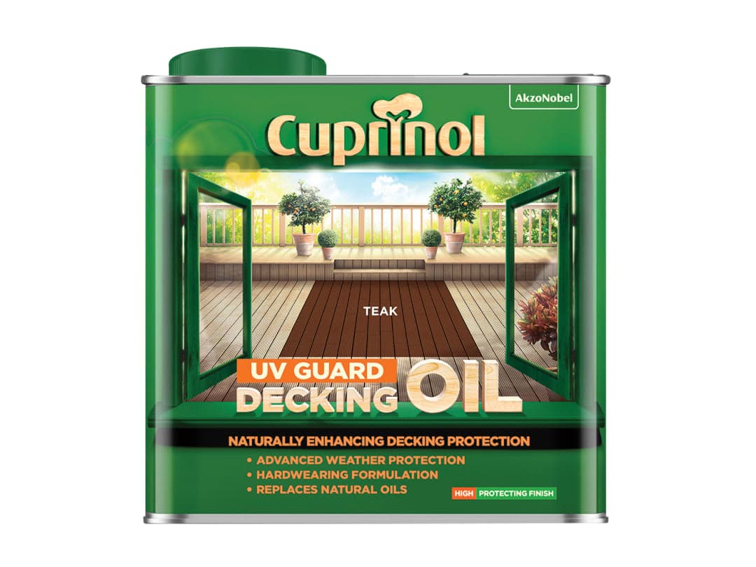 Cuprinol UV Guard Decking Oil Teak 2.5 litre 5380727