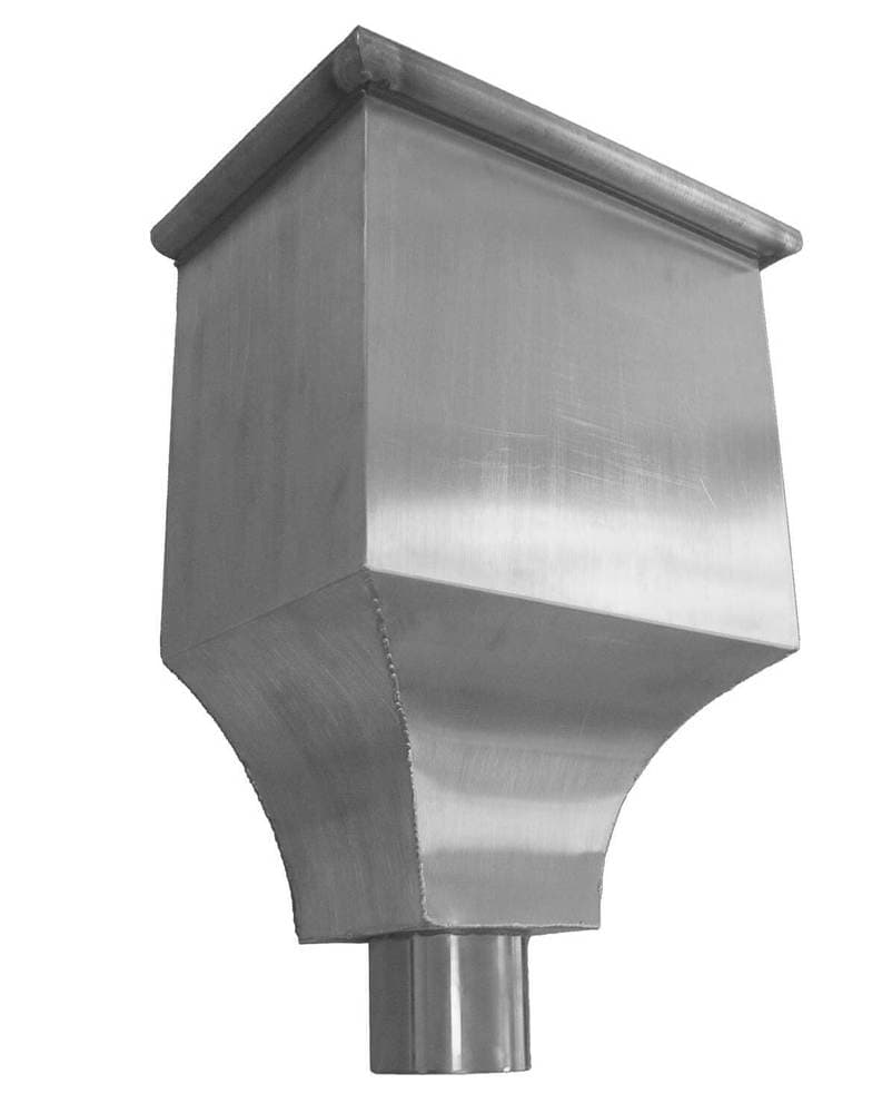 Zinc Gutter Victoria Hopper - 80mm
