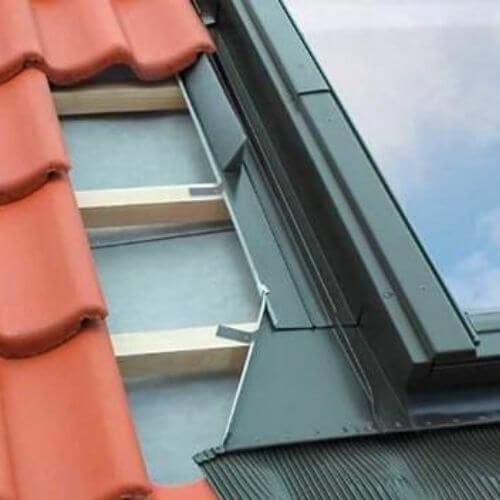 Pitched Roof Window Flashing For Interlocking Tiles Up To 90mm Profile - 1140mm x 1400mm