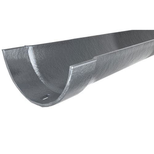 Hargreaves Premier Cast Iron Half Round Gutter - 150mm x 1829mm Primed