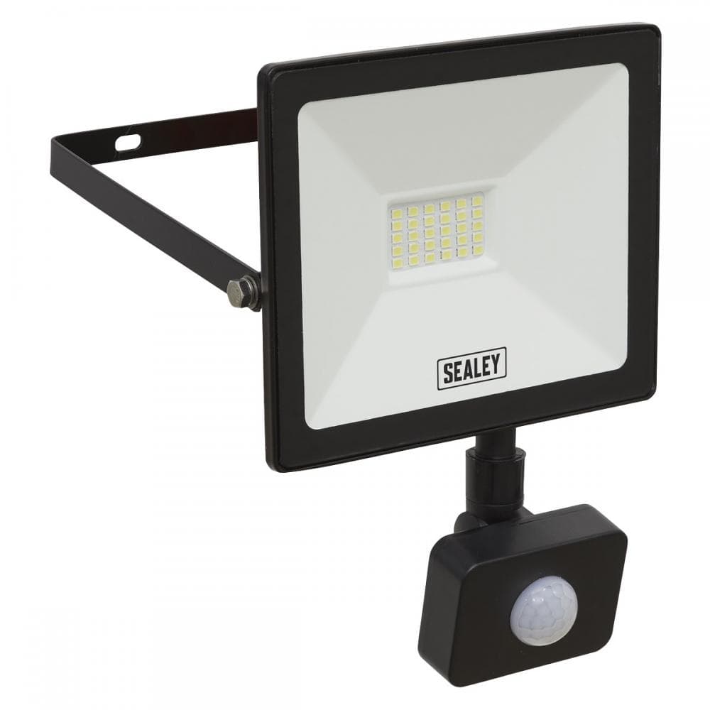 Sealey LED112PIR Extra-Slim Floodlight With Pir Sensor 20W Smd Led