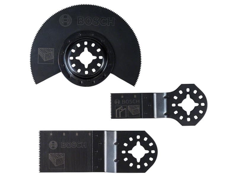 Bosch Powertool Accessories 2608662343 Basic Wood Set For Multi-Tools 3 Piece