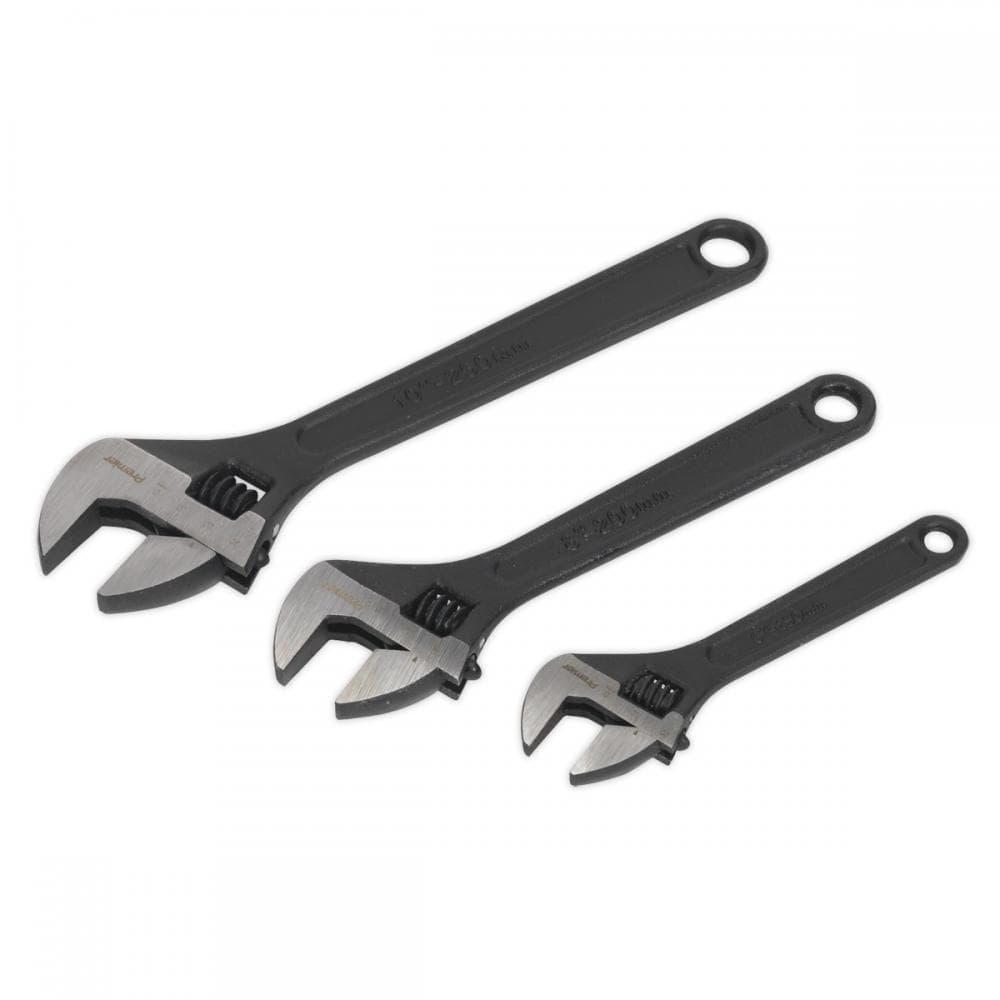 Sealey AK607 Adjustable Wrench Set 3Pc