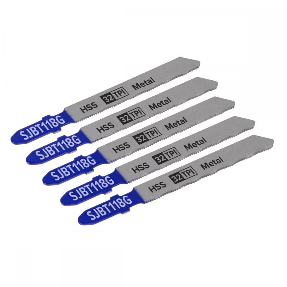 Sealey SJBT118G Jigsaw Blade Metal 75Mm 32Tpi - Pack Of 5