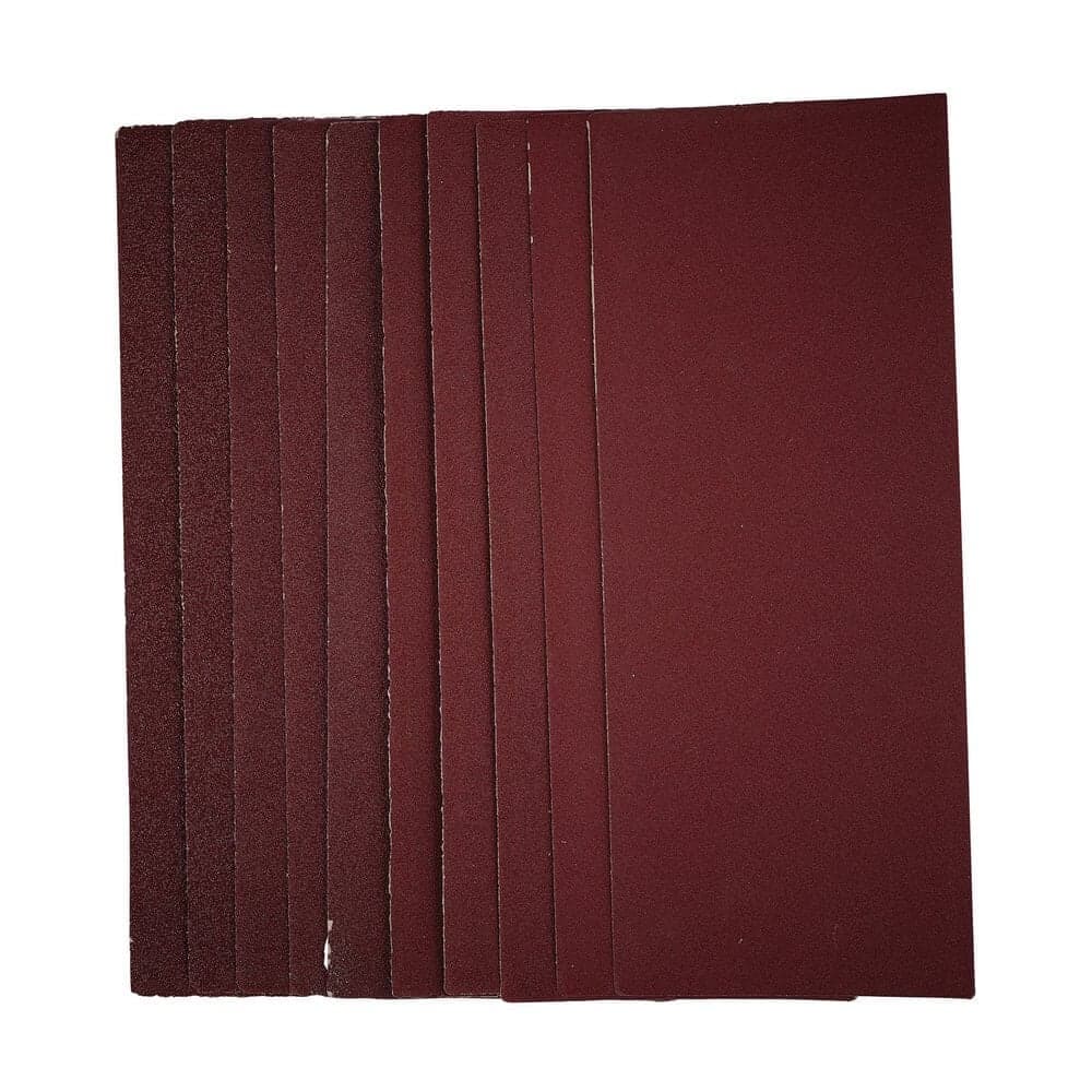 Draper 55753 1/3 Sanding Sheets 93 X 230Mm Assorted Grit (Pack Of 10) per 10 000 1