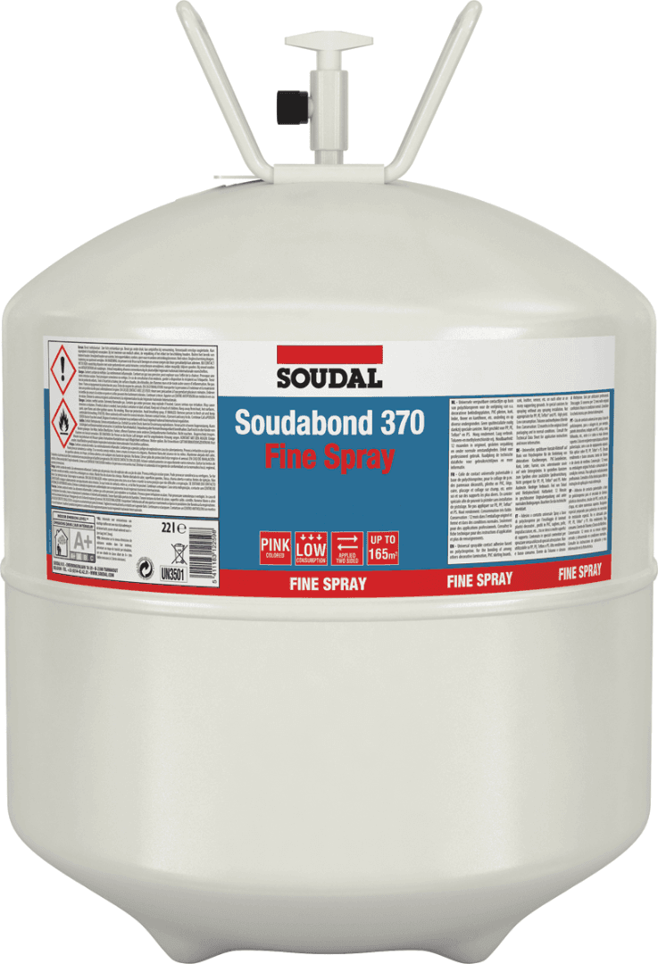 Soudal Contact Adhesive 370 Sp Sprayable Pink 22L 125780