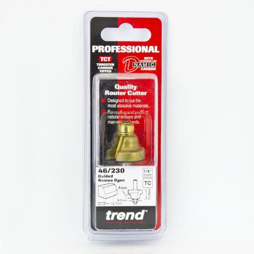 Trend Bearing Guided Ogee Cutter Pk 1 46/230X1/4TC