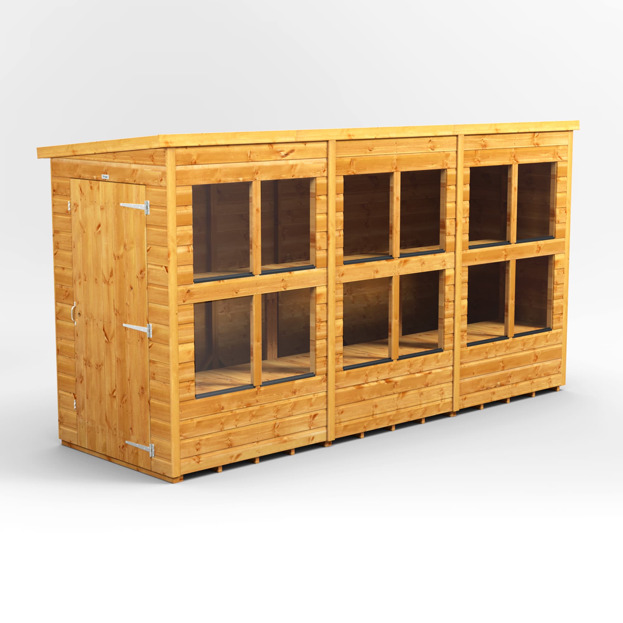 12 x 4 Power Pent Potting Shed
