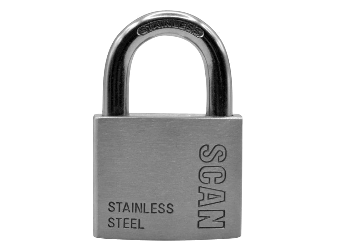 Scan Stainless Steel Padlock 50mm ZB111-50