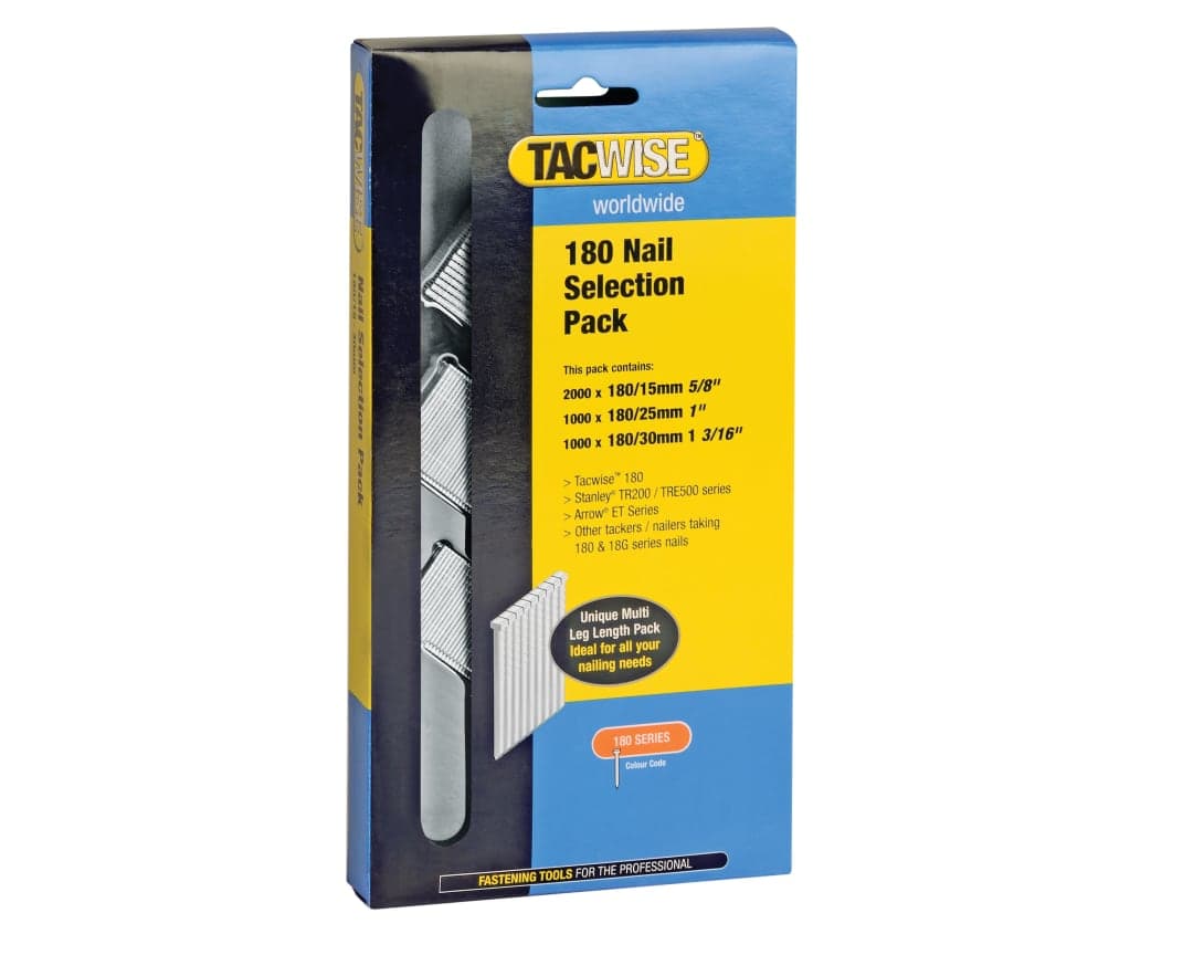 Tacwise 180 18 Gauge Nail Selection (Pack 4000) 0205
