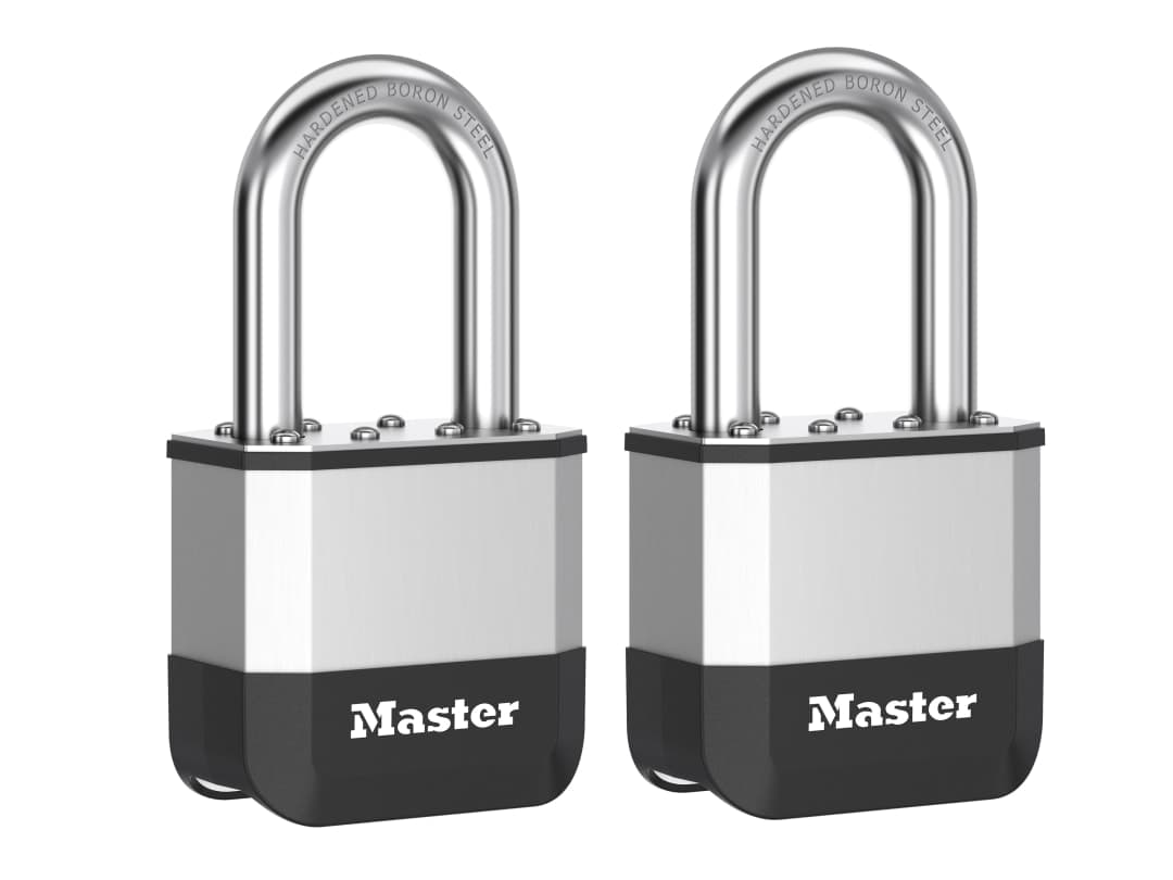 Master Lock Elite™ Laminated 52mm Padlock - 38mm Shackle (Pack of 2) PK5EURTLF