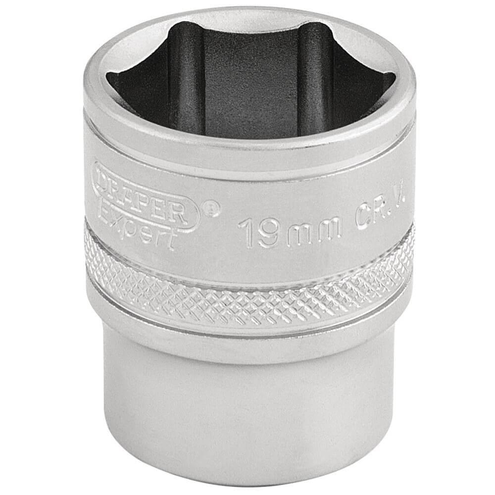Draper Expert 16545 6 Point Metric Socket 3/8in Sq. Dr. 19Mm each
