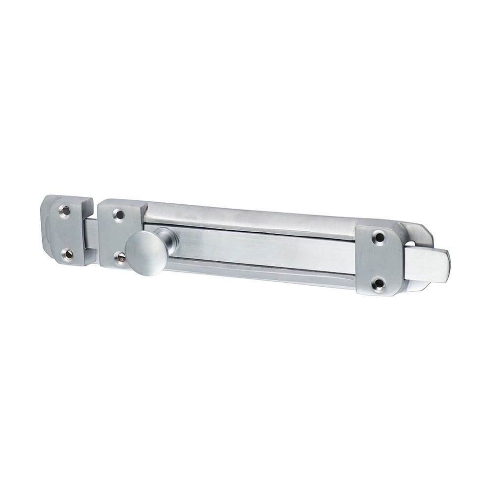 Timco 200961 Contract Flat Section Bolt - Satin Chrome 210 X 35Mm Bag 1