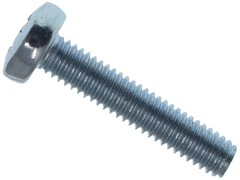 Metalmate® MEMMSPAN0420 Machine Screw Pozi Compatible Pan Head Zp M4 X 20Mm Box 50